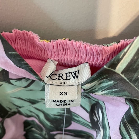 J Crew Summer Dress Size XS Beach Travel Tropical Mermaid Boat Island Coastal - Picture 4 of 5